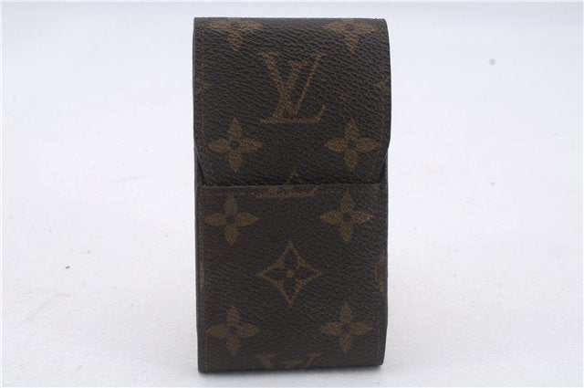 Authentic Louis Vuitton Monogram Etui Cigarette Case M63024 LV 7190D