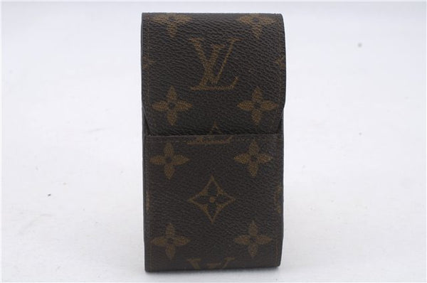 Authentic Louis Vuitton Monogram Etui Cigarette Case M63024 LV 7190D