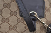 Auth GUCCI Jolie Web Sherry Line Tote Bag GG Canvas Enamel 211970 Brown 7190I