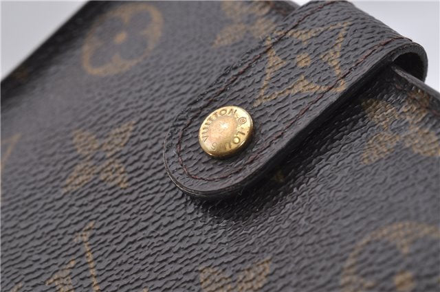 Authentic Louis Vuitton Monogram Compact Zip Bifold Wallet Purse M61667 LV 7191D