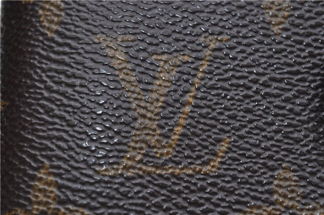 Authentic Louis Vuitton Monogram Compact Zip Bifold Wallet Purse M61667 LV 7191D