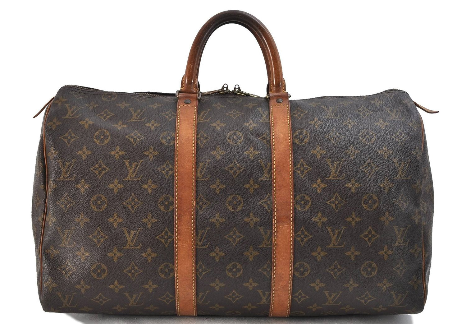 Authentic LOUIS VUITTON Monogram Keepall 45 Boston Bag M41428 LV 7193C