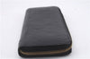 Louis Vuitton Monogram Empreinte Portefeuille Clemence Wallet M60171 Black 7193D