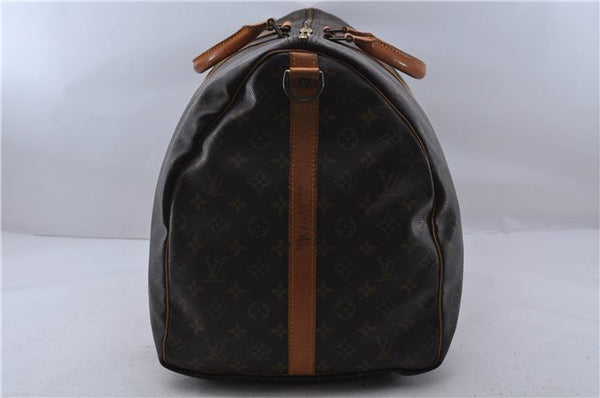 Auth LOUIS VUITTON Monogram Keepall Bandouliere 60 Boston Bag M41412 LV 7194C