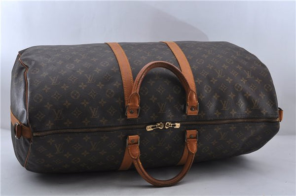 Auth LOUIS VUITTON Monogram Keepall Bandouliere 60 Boston Bag M41412 LV 7194C