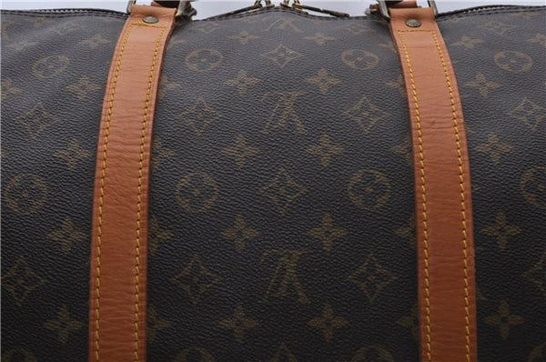 Auth LOUIS VUITTON Monogram Keepall Bandouliere 60 Boston Bag M41412 LV 7194C