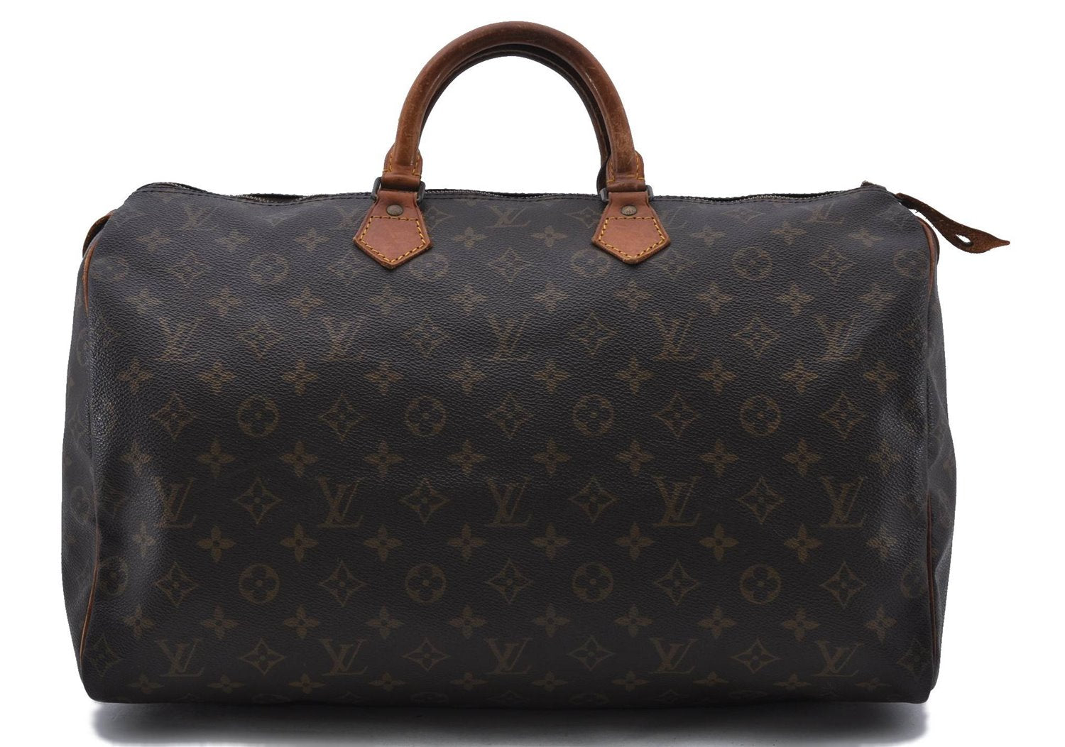 Authentic LOUIS VUITTON Monogram Speedy 40 Hand Bag M41522 LV 7195C