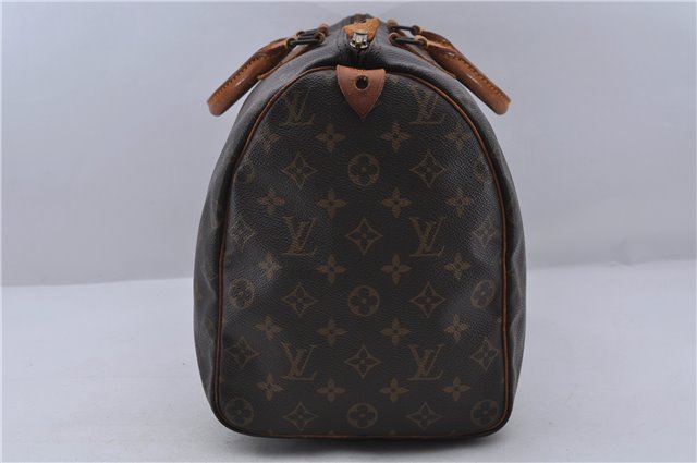 Authentic LOUIS VUITTON Monogram Speedy 40 Hand Bag M41522 LV 7195C
