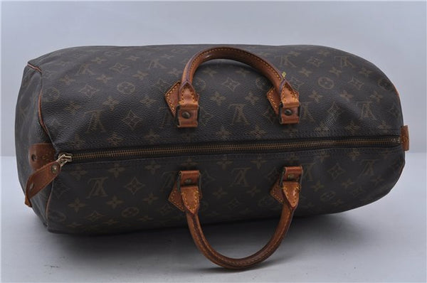Authentic LOUIS VUITTON Monogram Speedy 40 Hand Bag M41522 LV 7195C