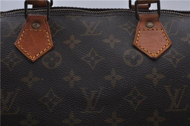 Authentic LOUIS VUITTON Monogram Speedy 40 Hand Bag M41522 LV 7195C