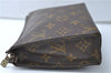 Authentic Louis Vuitton Monogram Poche Toilette 19 M47544 Cosmetics Pouch 7195E