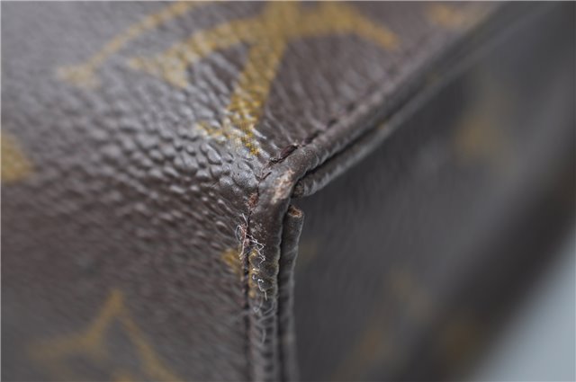 Authentic Louis Vuitton Monogram Poche Toilette 19 M47544 Cosmetics Pouch 7195E