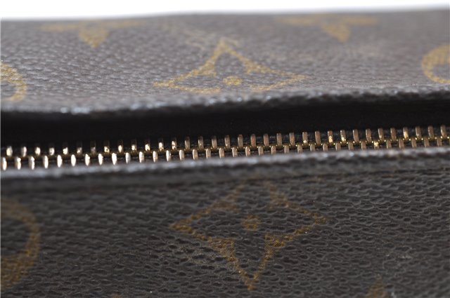 Authentic Louis Vuitton Monogram Poche Toilette 19 M47544 Cosmetics Pouch 7195E