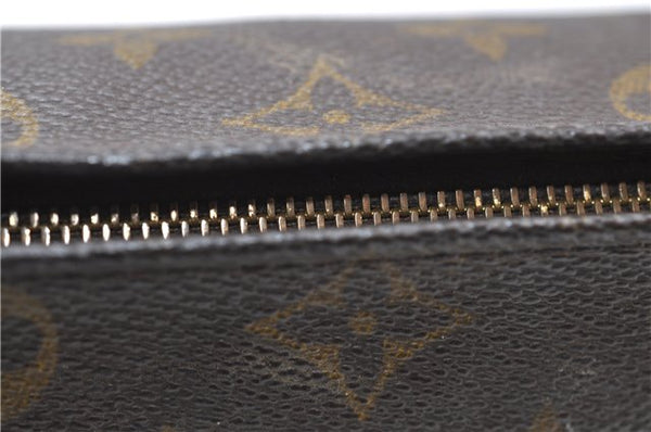 Authentic Louis Vuitton Monogram Poche Toilette 19 M47544 Cosmetics Pouch 7195E