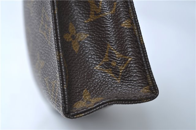 Authentic Louis Vuitton Monogram Poche Toilette 19 M47544 Cosmetics Pouch 7195E