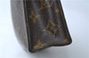 Authentic Louis Vuitton Monogram Poche Toilette 19 M47544 Cosmetics Pouch 7195E