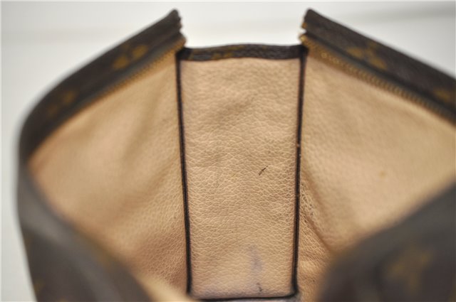 Authentic Louis Vuitton Monogram Poche Toilette 19 M47544 Cosmetics Pouch 7195E
