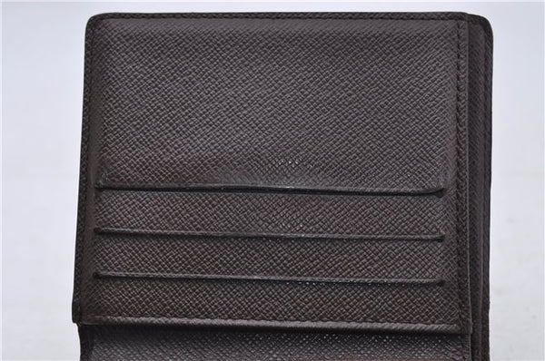 Authetic Louis Vuitton Damier Portefeuille Elise Trifold Wallet N61654 LV 7196D