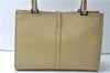 Authentic GUCCI Vintage Jackie Shoulder Hand Bag Leather 0021073 Beige 7196E