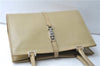 Authentic GUCCI Vintage Jackie Shoulder Hand Bag Leather 0021073 Beige 7196E