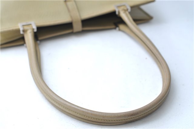 Authentic GUCCI Vintage Jackie Shoulder Hand Bag Leather 0021073 Beige 7196E