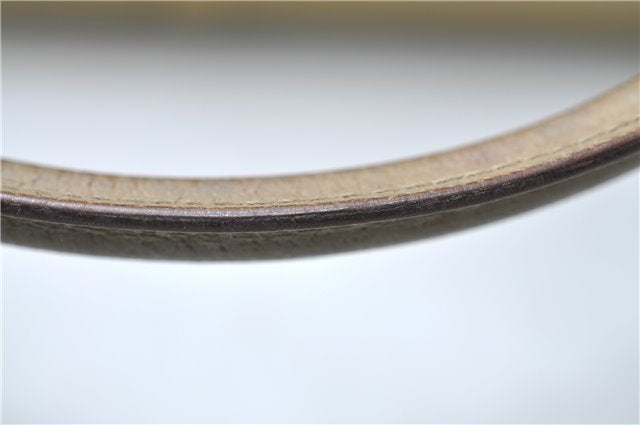 Authentic GUCCI Vintage Jackie Shoulder Hand Bag Leather 0021073 Beige 7196E