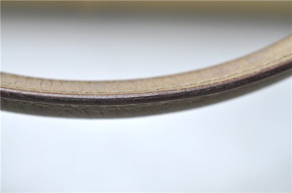 Authentic GUCCI Vintage Jackie Shoulder Hand Bag Leather 0021073 Beige 7196E