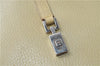 Authentic GUCCI Vintage Jackie Shoulder Hand Bag Leather 0021073 Beige 7196E