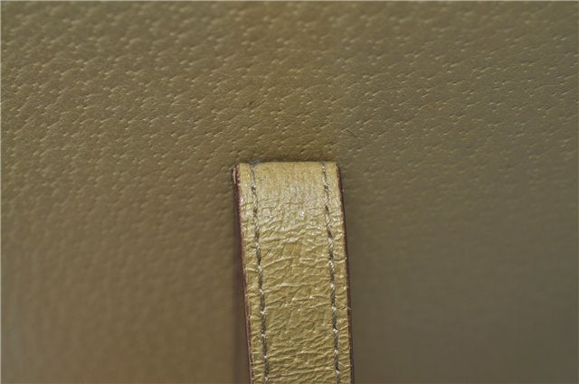 Authentic GUCCI Vintage Jackie Shoulder Hand Bag Leather 0021073 Beige 7196E