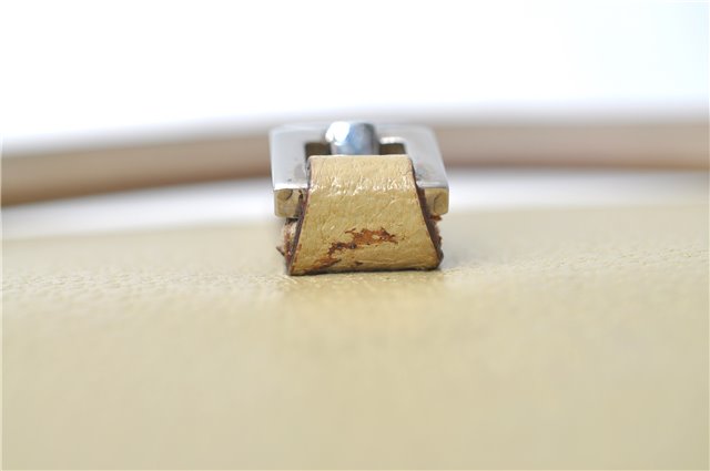 Authentic GUCCI Vintage Jackie Shoulder Hand Bag Leather 0021073 Beige 7196E