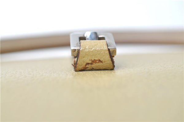 Authentic GUCCI Vintage Jackie Shoulder Hand Bag Leather 0021073 Beige 7196E