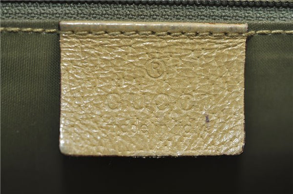 Authentic GUCCI Vintage Jackie Shoulder Hand Bag Leather 0021073 Beige 7196E