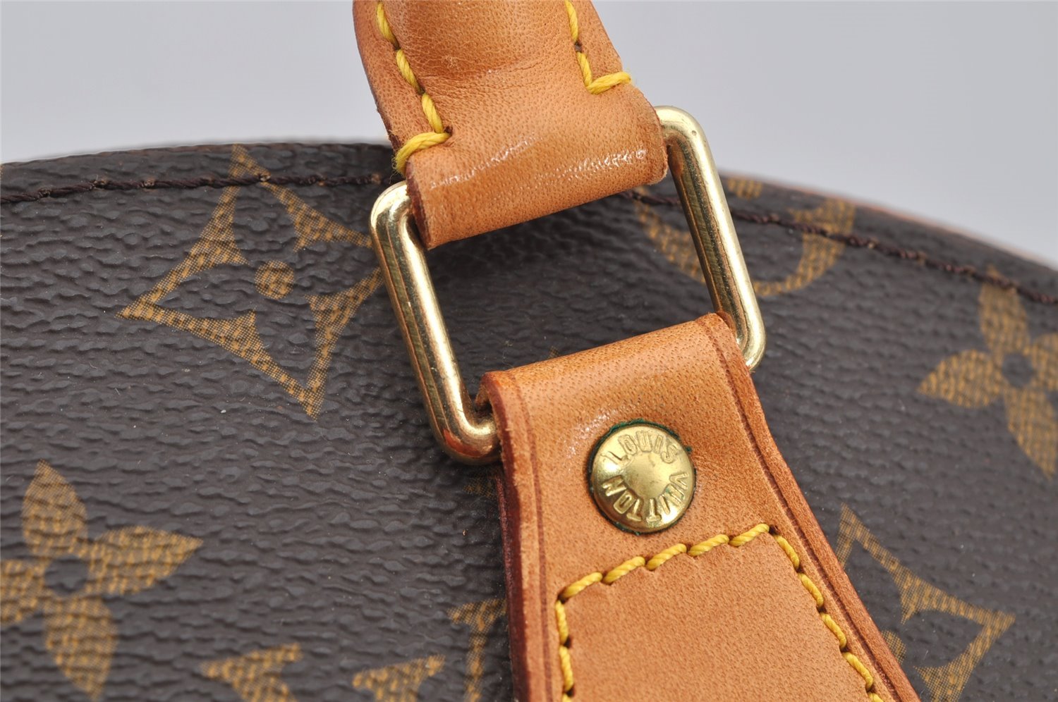 Authentic Louis Vuitton Monogram Ellipse MM Hand Bag M51126 LV 7196I