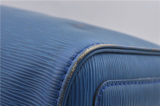Authentic LOUIS VUITTON Epi Speedy 30 Hand Bag Blue M43005 LV 7197C
