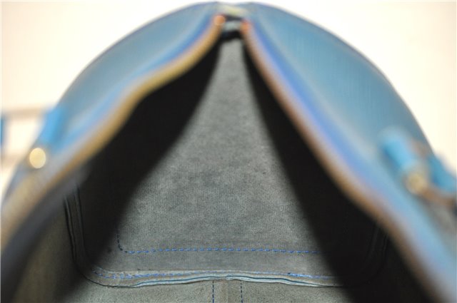 Authentic LOUIS VUITTON Epi Speedy 30 Hand Bag Blue M43005 LV 7197C