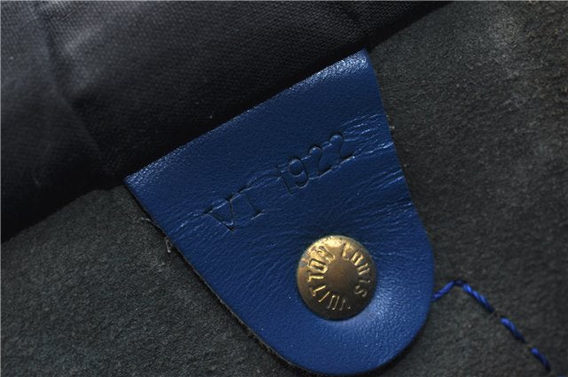 Authentic LOUIS VUITTON Epi Speedy 30 Hand Bag Blue M43005 LV 7197C