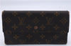 Authentic Louis Vuitton Monogram Long Bifold Wallet Purse 3Set LV 7197D