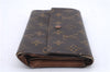 Authentic Louis Vuitton Monogram Long Bifold Wallet Purse 3Set LV 7197D