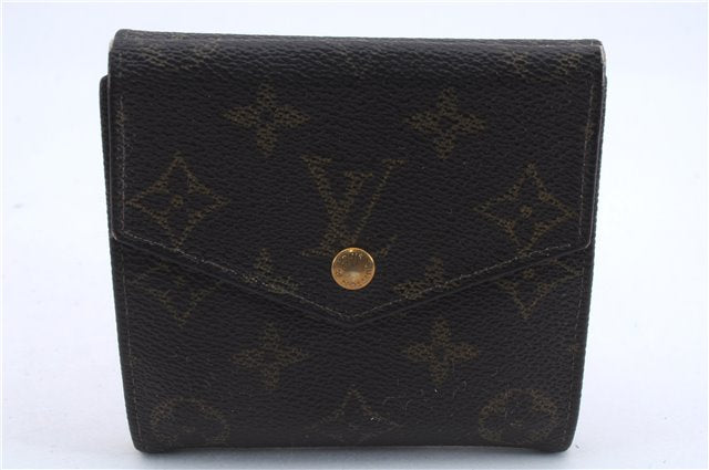 Authentic Louis Vuitton Monogram Long Bifold Wallet Purse 3Set LV 7197D