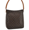 Authentic Louis Vuitton Monogram Looping GM Shoulder Bag M51145 LV 7197I