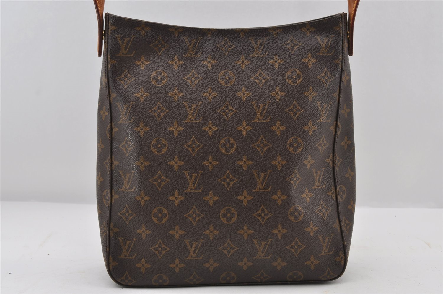 Authentic Louis Vuitton Monogram Looping GM Shoulder Bag M51145 LV 7197I