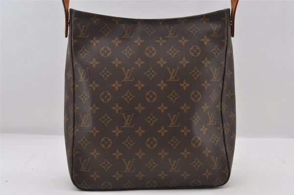 Authentic Louis Vuitton Monogram Looping GM Shoulder Bag M51145 LV 7197I
