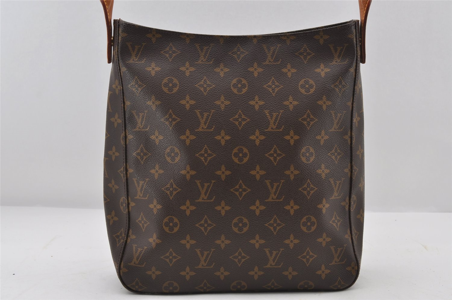 Authentic Louis Vuitton Monogram Looping GM Shoulder Bag M51145 LV 7197I