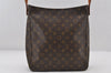 Authentic Louis Vuitton Monogram Looping GM Shoulder Bag M51145 LV 7197I
