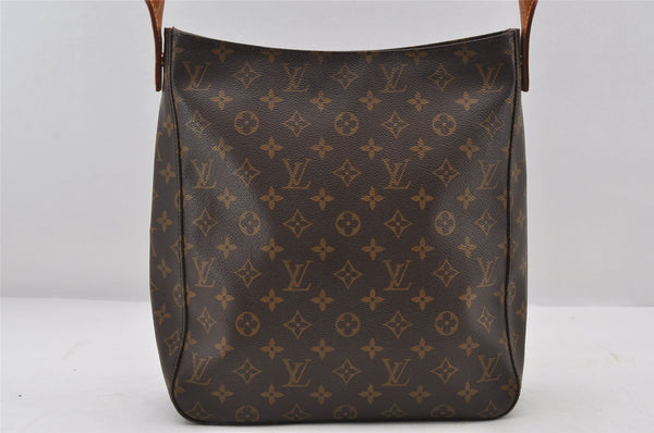 Authentic Louis Vuitton Monogram Looping GM Shoulder Bag M51145 LV 7197I