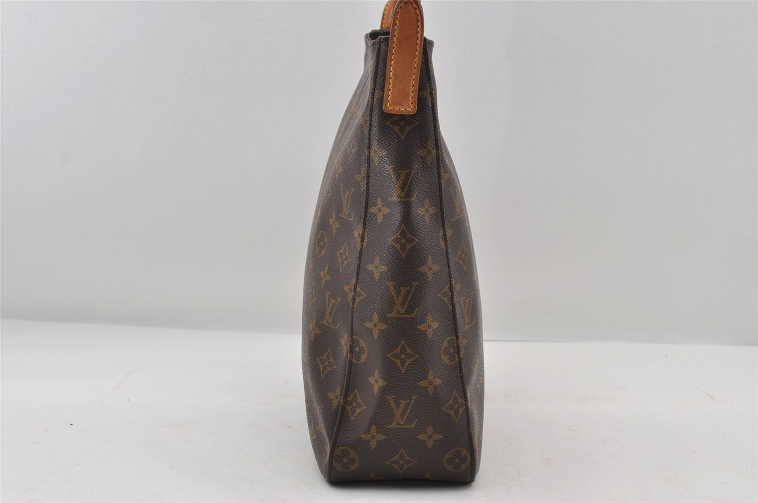 Authentic Louis Vuitton Monogram Looping GM Shoulder Bag M51145 LV 7197I