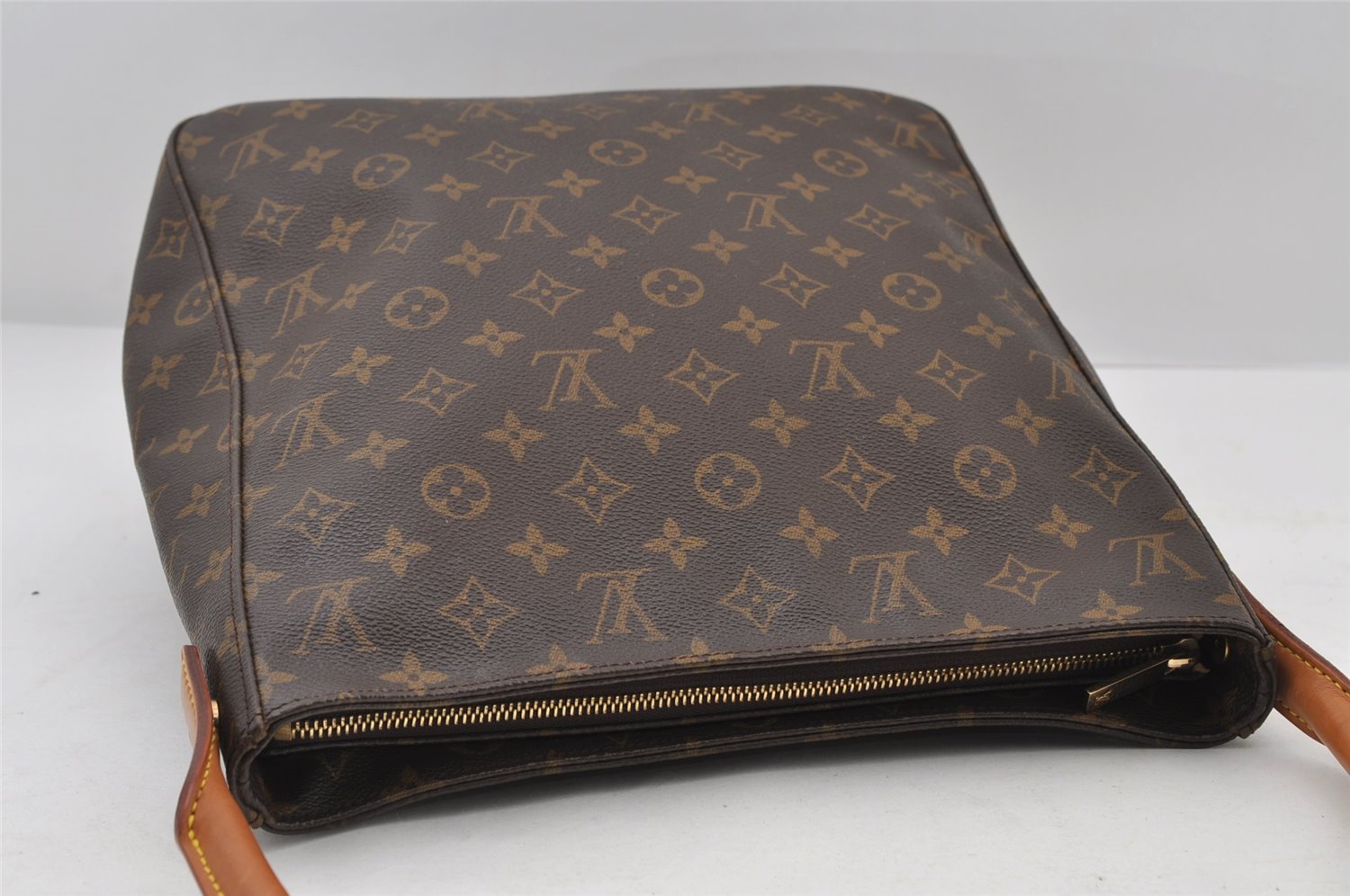 Authentic Louis Vuitton Monogram Looping GM Shoulder Bag M51145 LV 7197I