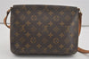 Authentic Louis Vuitton Monogram Musette Tango Shoulder Bag M51257 LV 7198I