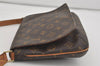 Authentic Louis Vuitton Monogram Musette Tango Shoulder Bag M51257 LV 7198I