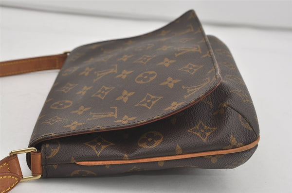Authentic Louis Vuitton Monogram Musette Tango Shoulder Bag M51257 LV 7198I